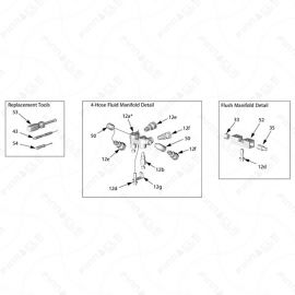 Graco Fusion MP Accessories Exploded Diagram 