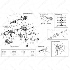 Graco Fusion CS Main Unit Exploded Diagram 