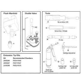 Graco Fusion FX Accessories Exploded Diagram