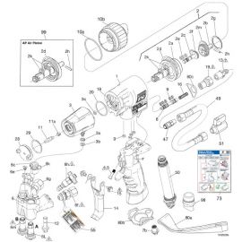 Graco Fusion FX Main Unit Exploded Diagram