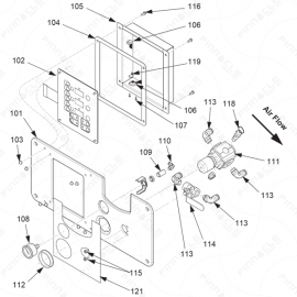 Reactor A-Series Control Panel Exploded Diagram