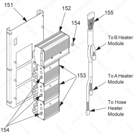 Reactor A-Series Temperature Control Exploded Diagram 