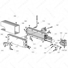 Reactor A-20 Fluid Heater Exploded Diagram 