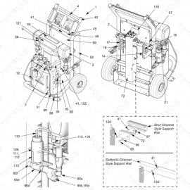 Reactor E-Series Main Unit Exploded Diagram