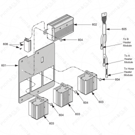 Reactor E-Series Temperature Control Exploded Diagram 