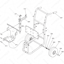 Reactor E-10 Cart Exploded Diagram