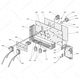 Reactor E-10 Heated Display Exploded Diagram