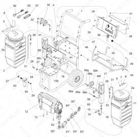 Reactor E-10 Heated Main Unit Exploded Diagram