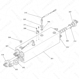 Reactor E-10hp Fluid Heater Exploded Diagram