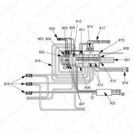 Reactor E-20 E-XP1 Circuit Breaker Modules Exploded Diagram 