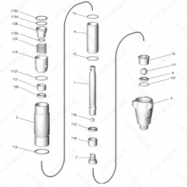 Reactor E-30 Proportioning Pump Exploded Diagram 