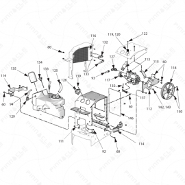 Reactor H-Series Hydraulic Reservoir Exploded Diagram