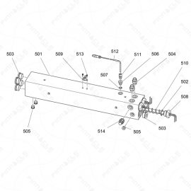 Reactor 2 H-Series 7.5kw 1 Zone Heater Exploded Diagram 