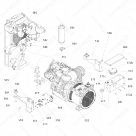 Reactor 2 I-Series Diesel Generator Exploded Diagram
