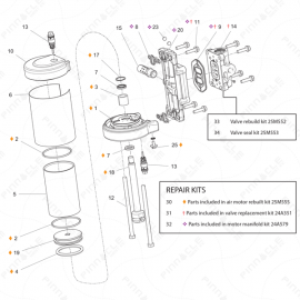 Graco T3 Air Motor Exploded Diagram