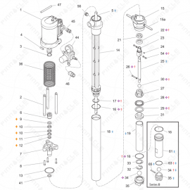 Graco T3 CS Transfer Pump Exploded Diagram