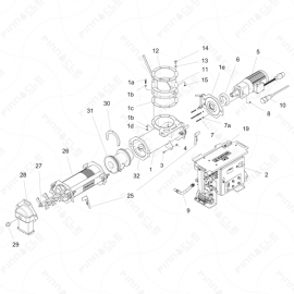 ToughTek CM-40 Silo Main Unit Exploded Diagram 