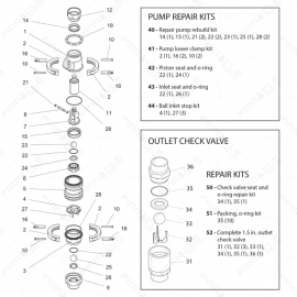 ToughTek F340e Pump Exploded Diagram