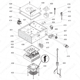 ToughTek F800e Control Box Exploded Diagram