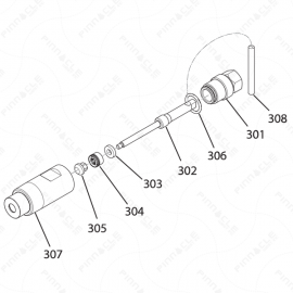 ToughTek M680a Relief Valve Exploded Diagram 