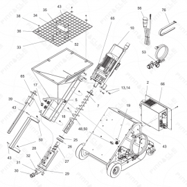 ToughTek MP-20/MP-40 Main Unit Exploded Diagram