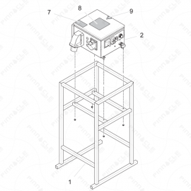 ToughTek P-40 Control Box Exploded Diagram