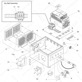ToughTek P-40 Electrical Enclosure Exploded Diagram