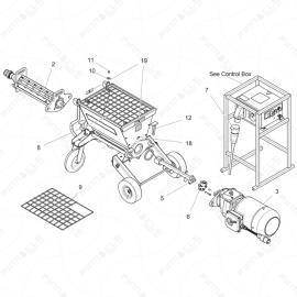 ToughTek P-40 Main Unit Exploded Diagram