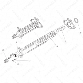 ToughTek P-40 Rotor Stator Pump Assembly Exploded Diagram 