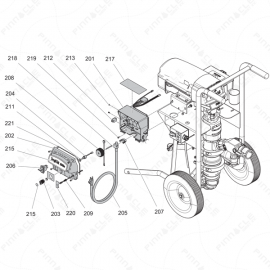 ToughTek S340e Control Box Exploded Diagram
