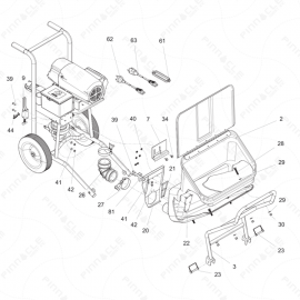 ToughTek S340e Main Unit Exploded Diagram