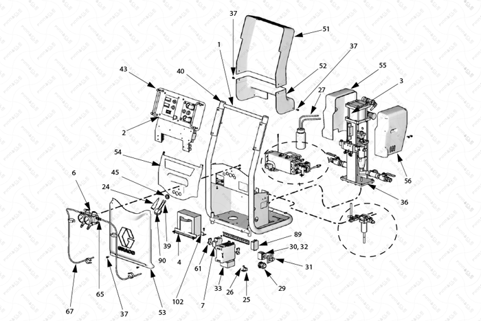 Reactor A-20 Replacement Parts