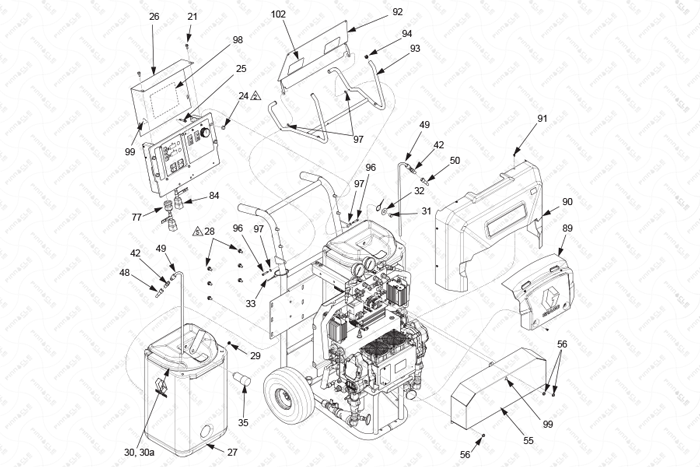 Reactor E-10hp Replacement Parts