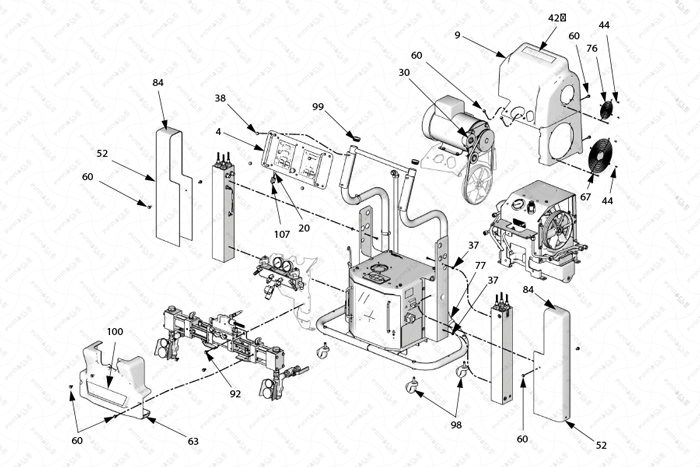 Reactor H-50 Replacement Parts