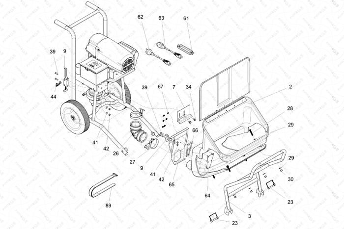 ToughTek F340e Individual Parts